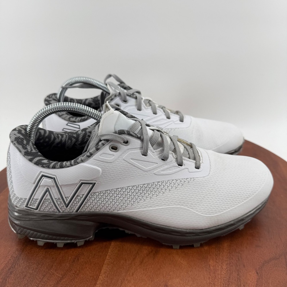 New Balance Fresh Foam X Defender Golf Shoes White Grey NBG5000WGY Men 9.5D